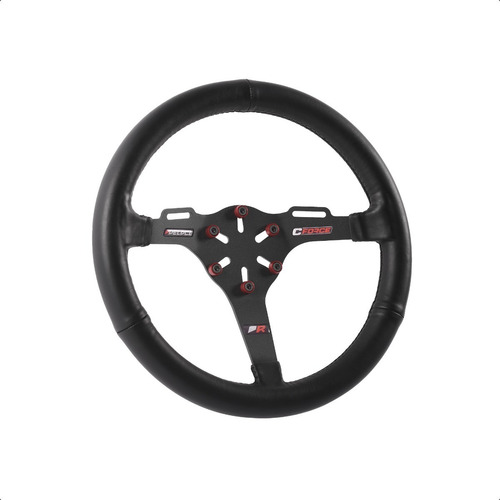 Volante Deportivo Veloce R C 355 Tapizado Cuero Collino
