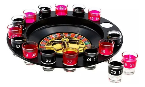 Juego De Ruleta Drinking Bisonte C Vasos Shots Tragos Previa