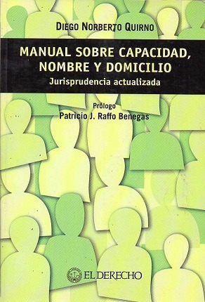 Manual Sobre Capacidad , Nombre Y Domicilio - Quirno - C841