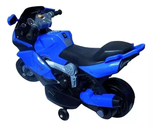 Mini Moto Elétrica Infantil Motorizada 6V Street Azul ou Branca - Clubinho  do Desconto