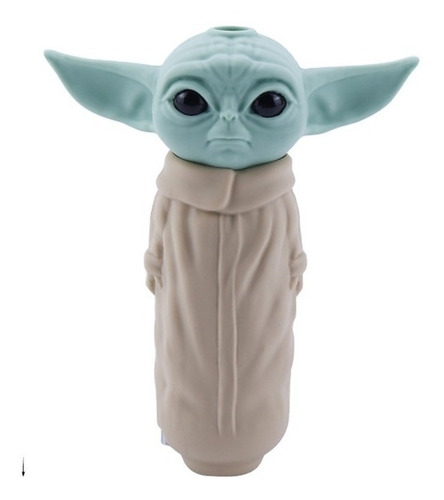 Pipa Grogu (baby Yoda) - Star Wars -silicona/vidrio/espátula