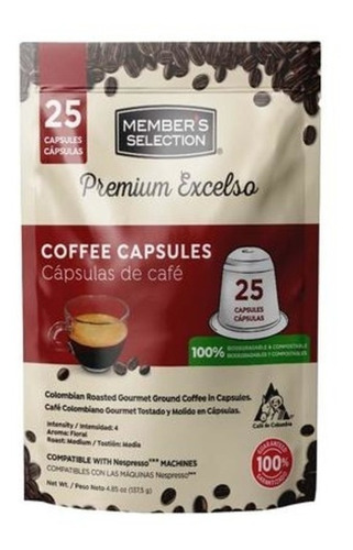 Cápsulas Café Premium 25 Caps