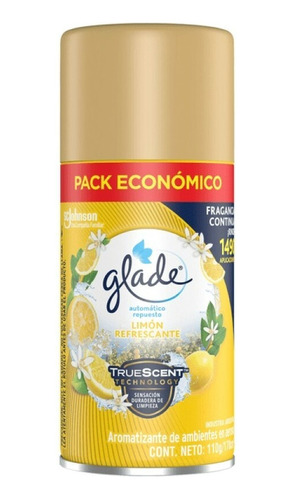 Respuesto Automatico Limon Refrescante 110g Glade