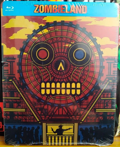 Imagen 2 de 5 de Zombieland Blu-ray Steelbook Película Zombies Emma Stone