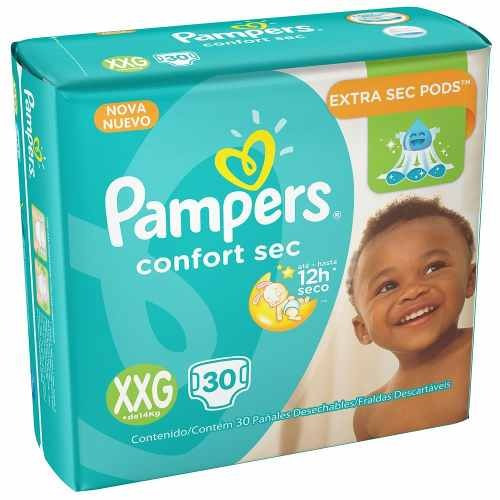 Pañales Pampers Confort Sec Xxg 36 - Bebés Y Niños