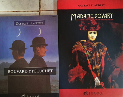 Lote X2 Flaubert Ed Terramar Bovary Bouvard Y Pécuchet