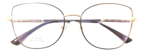 Armazones De Lentes Anteojos Lectura Aper 2168 Metal Negro Para El Frente Del Marco Y Negro Nacarado Medio Grisaceo Para El Contorno Del Marco