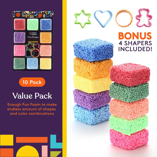 Suministros Especiales Kit De Juego De Cuentas De Espuma Par