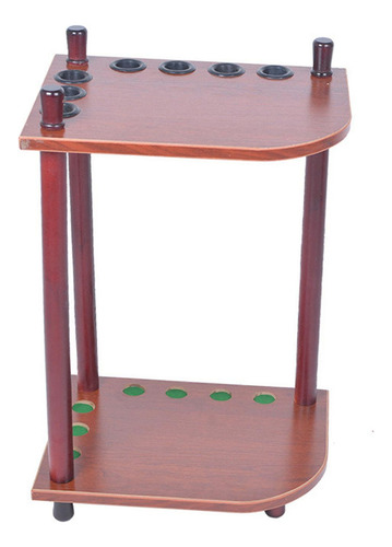 Tai Soporte De Suelo For Taco De Billar De Madera Maciza Con