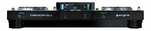 Controlador de DJ Denon Prime 2 preto de 2 canais