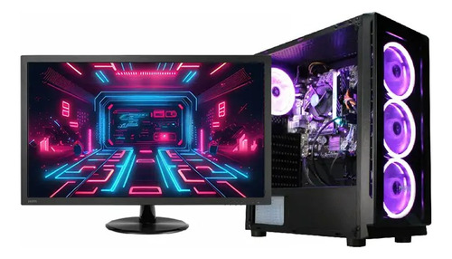 Torre Gamer Rgb Amd Ryzen 5 5600g + 16gb + Ssd 240 Win11 