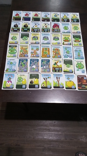 Lote 161 Cartas Angry Birds Originales