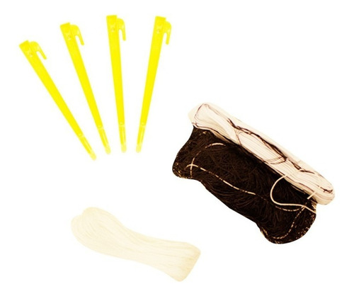 Imagen 5 de 10 de Raquetas Badminton X 4 + 2 Plumas + Funda + Red + Combo Kit