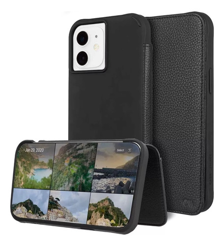 Case Mate Tough Wallet Flip Cover Para iPhone 12 Mini 5.4