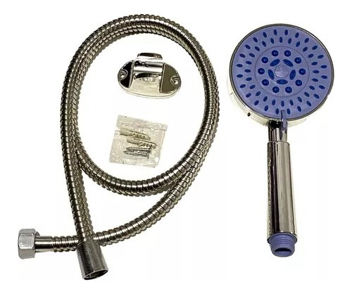 Set De Ducha Manguera Y Soporte