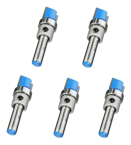 5pcs 1/4 Shanks Mortise / Plantilla Rasante Cutter Router