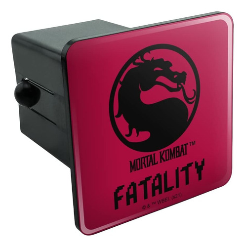 Mortal Kombat Fatality Logo Tow Trailer Hitch Cover Plug Ins