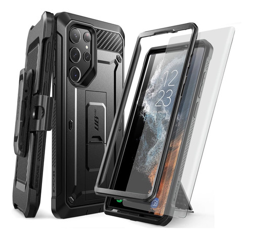 Case Supcase Para Galaxy S23 Ultra Protector 360° Mil-std 