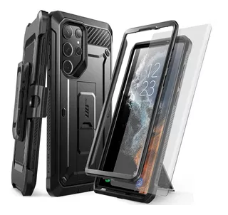 Case Supcase Para Galaxy S23 Ultra Protector 360° Mil-std