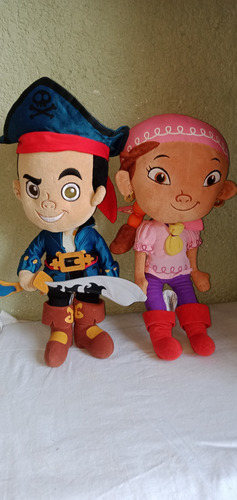 Peluches Izzy Y Jake De Jake Y Los Piratas Disney Store (Usado)