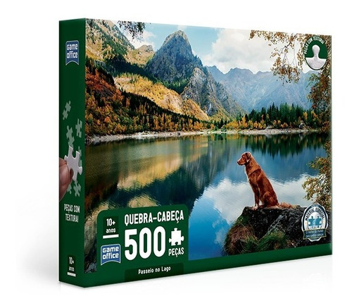 Quebra Cabeça Passeio No Lago 500 Peças - Toyster