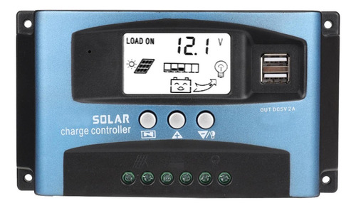 Cargador De Batería Solar Mppt 40/50/60/100a Control De Carg