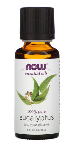 Óleo De Eucalipto 30ml Nowfoods Essenciais 100% Puro Eua/usa