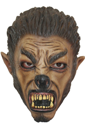 Máscara De Hombre Lobo Para Niños Terror Wolf Jr Halloween