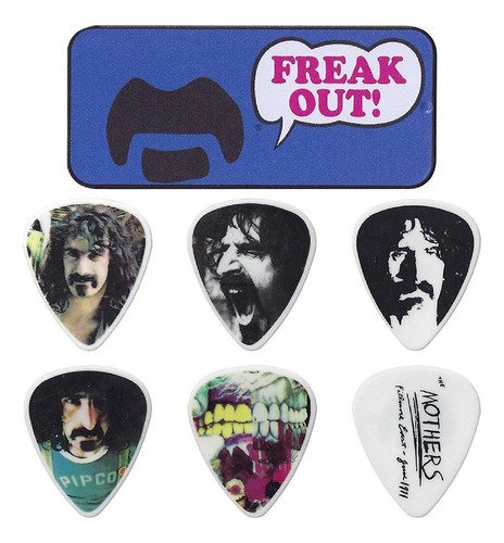 Lata 6 Puas Frank Zappa Jim Dunlop Color Zappt02m Tamaño Medium