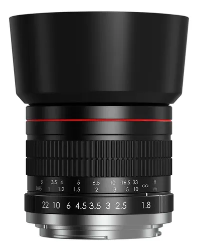 Lightdow for Canon EFレンズ 85mm F1.8 Objetiva Manual Lightdow 85mm F/1.8 Canon Ef Negro | MercadoLivre