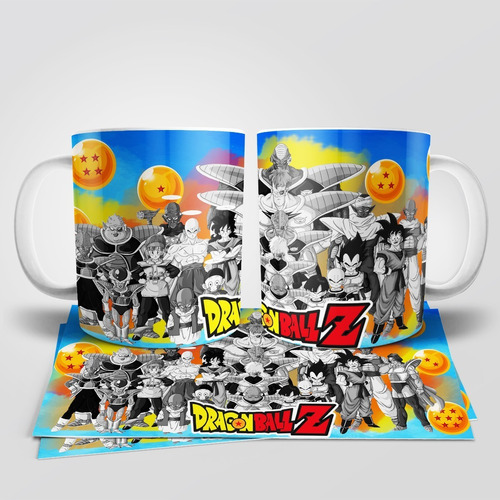 Dragon Ball Z Todos Los Personajes Taza Tu Propio Estilo