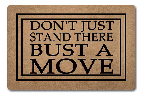Funny Mat Just Stand There Bust Move - Felpudo De Inter...