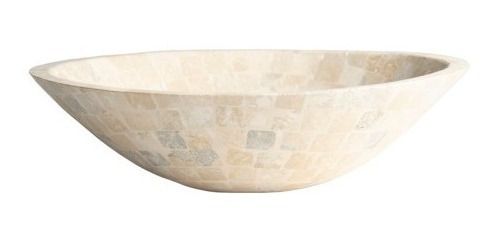 Imagen 5 de 10 de Set Completo Bacha Travertino Griferia Mueble 40cm Baño.