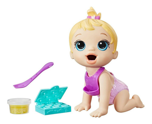 Muñeca Hasbro Baby Alive Hora De Comer Cabello Rubio 3+