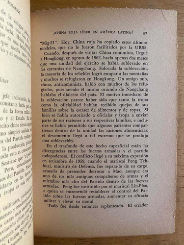 ¿china Roja Lider En America Latina? - Rosarios, O. (k3) (Usado)