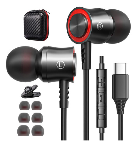 ~? Auriculares Usb C Para Samsung Galaxy S23 S22 S21 S20 Fe 