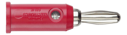 Â Banana Plug Soldadura Unidad Color Rojo