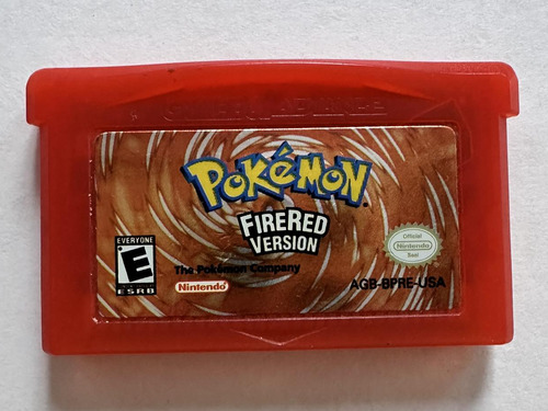 Pokemon Fire Red Gba Original 