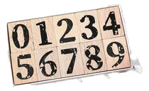Comprar Juego De Sellos De Goma Numéricos, 25 Cm, Para Manualidades