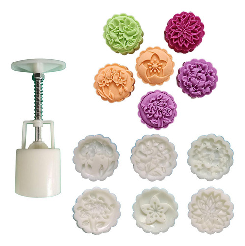 Molde Para Tartas, 50 G, 6 Unidades, Con Patrón De Presión M