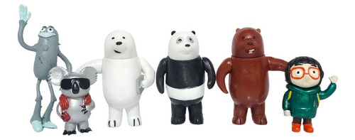 Muñecos 6 Figuras Personajes Osos Escandalosos