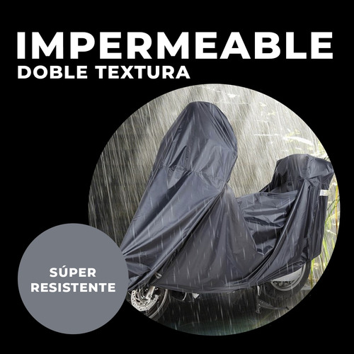 Funda Para Moto Universal Doble Textura Impermeable