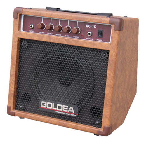 Amplificador Guitarra Electroacustica 15w Ag-15 Goldea