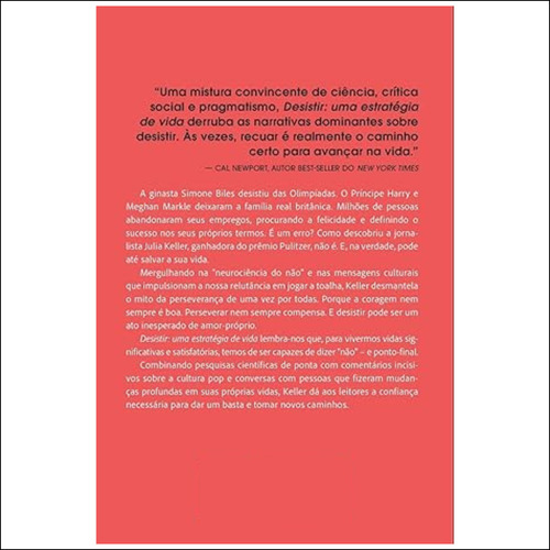 Livro Desistir Uma Estratégia de Vida De Julia Keller da Editora Citadel 2024