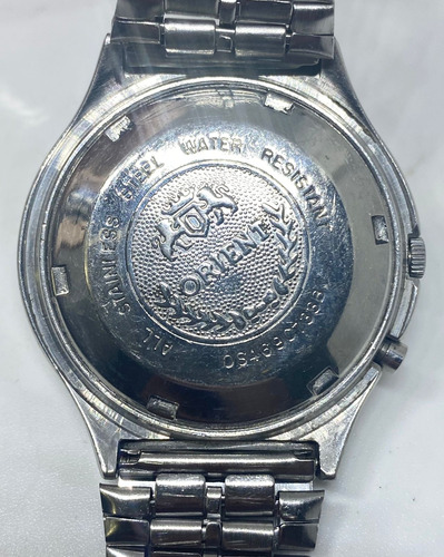 Reloj Orient Automático, Crystal. Funcionando, Antiguo. (Usado)
