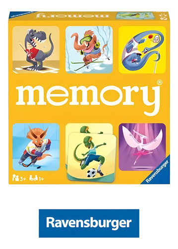 Memoria Dinos Deportes Ravensburger Juego De Mesa Memory