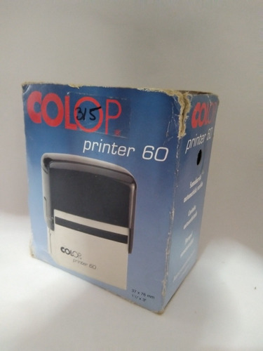 Sello Color Printer 60 Doble Fechador 37x76 Mm