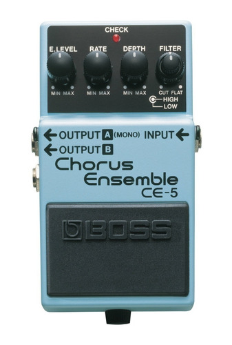 Pedal de efeito Boss Chorus Ensemble CE-5  azul-celeste