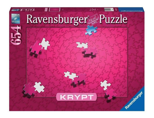 Puzzle 654 Pz-  Krypt Pink  - Ravensburger 165643