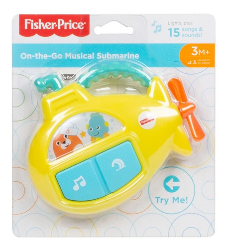 Submarino Musical Portátil Fisher-price, Mattel Bestoys